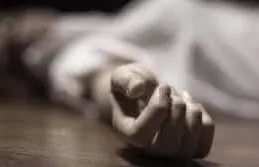 Corpse lying on the ground with outstretched hand