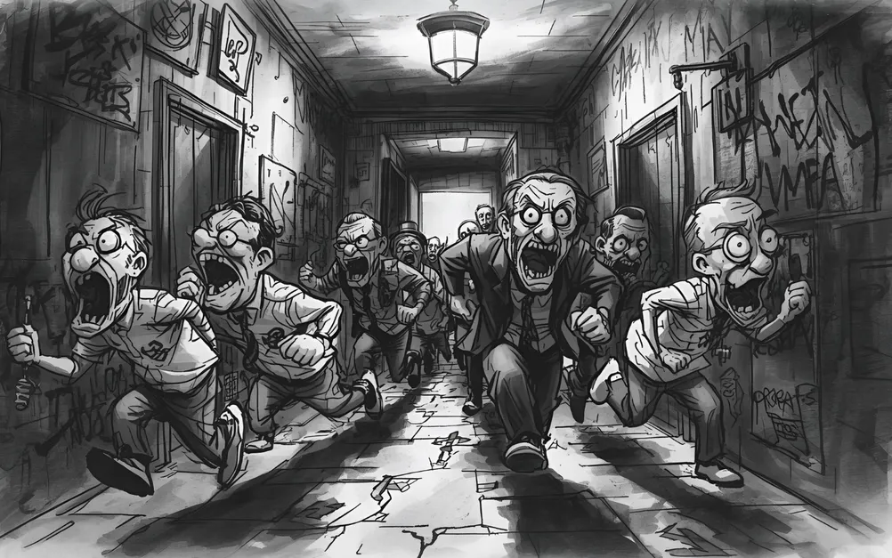 Crazed lunatics running through the asylum